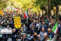 قدردانی شورای هماهنگی تبلیغات اسلامی استان مرکزی از حضور مردم در راهپیمایی ۱۳آبان