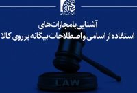 مجازات‌ استفاده از اسامی و اصطلاحات بیگانه بر روی کالای تولید داخل