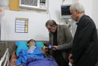 معاون اقتصادی رییس جمهور از مصدومان حادثه تروریستی ایذه عیادت کرد