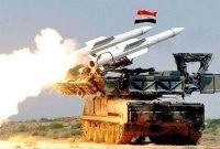 مقابله پدافند سوریه با حمله ارتش رژیم اسرائیل