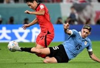 والورده بهترین بازیکن دیدار اروگوئه مقابل کره لقب گرفت