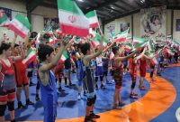 ورزشکاران البرز سرود ملی را سردادند