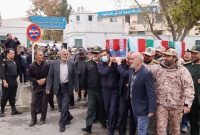 پیکر مطهر شهید حافظ امنیت در بوکان تشییع شد