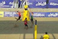 ۲ برد و یک باخت ایران در نخستین روز والیبال ساحلی قهرمانی آسیا