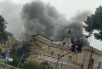 آتشسوزی در یک کارخانه لامپسازی در قدس اشغالی آتشسوزی در یک کارخانه لامپسازی در قدس اشغالی