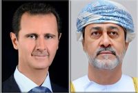 تماس تلفنی سلطان عمان با رئیس جمهور سوریه تماس تلفنی سلطان عمان با رئیس جمهور سوریه