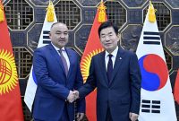 دیدار روسای مجلس قرقیزستان و  کره جنوبی در «سئول»+تصاویر