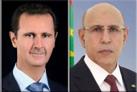 گفتوگوی رئیس جمهور موریتانی با همتای سوری گفتوگوی رئیس جمهور موریتانی با همتای سوری