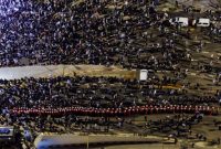 تظاهرات هزاران صهیونیست حامی نتانیاهو؛ آمریکا مداخله نکند