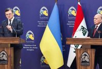 تجمع ضد اوکراینی در عراق با شعار علیه زلنسکی