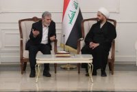 الخزعلی به دبیرکل جهاد اسلامی: مقاومت آماده حمایت از مجاهدان فلسطینی است الخزعلی به دبیرکل جهاد اسلامی: مقاومت آماده حمایت از مجاهدان فلسطینی است