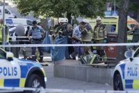 کشته شدن نوجوان سوئدی در تیراندازی استکهلم کشته شدن نوجوان سوئدی در تیراندازی استکهلم