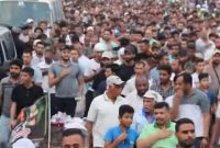 حرکت بزرگترین کاروان زائران پیاده اربعین از بصره+ویدئو حرکت بزرگترین کاروان زائران پیاده اربعین از بصره+ویدئو