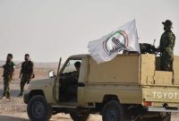 حلقههای امنیتی الحشد الشعبی در گذرگاه خسروی برای تأمین امنیت زائران ایرانی حلقههای امنیتی الحشد الشعبی در گذرگاه خسروی برای تأمین امنیت زائران ایرانی