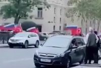 جشن مردم «باکو» پس از پیروزی در «قره باغ»