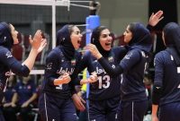 دومین برد متوالی تیم ملی والیبال زنان در رقابت‌های آسیا