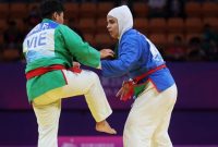 بازی‌های آسیایی| بانوی کوراشکار ایران مدال نقره گرفت