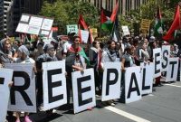 دهها معترض حامی فلسطین در آمریکا دستگیر شدند دهها معترض حامی فلسطین در آمریکا دستگیر شدند