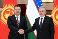 دیدار روسای جمهور قرقیزستان و ازبکستان در «تاشکند»