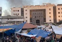مقاومت فلسطین: اشغالگران با حمله به ۵ بیمارستان، قتل عام انجام دادند مقاومت فلسطین: اشغالگران با حمله به ۵ بیمارستان، قتل عام انجام دادند