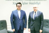 دیدار سفیر ایران با معاون سیاسی وزارت خارجه جمهوری آذربایجان