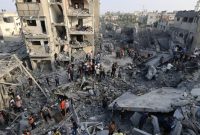 شهادت 30 نفر در بمباران یک منزل در غزه شهادت 30 نفر در بمباران یک منزل در غزه