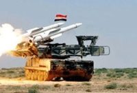 پدافند هوایی سوریه با اهداف متخاصم در آسمان دمشق مقابله کرد