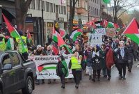 تظاهرات مردمی علیه رژیم اسرائیل در «استکهلم»