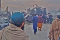 کشته شدن ۵ نیروهای امنیتی پاکستان در پی انفجار بمب